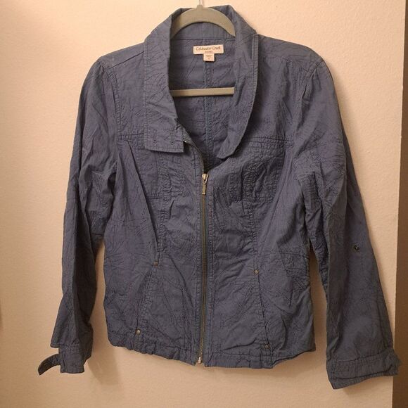 Coldwater Creek Shaped Light Jacket Size 8 - Picture 1 of 2